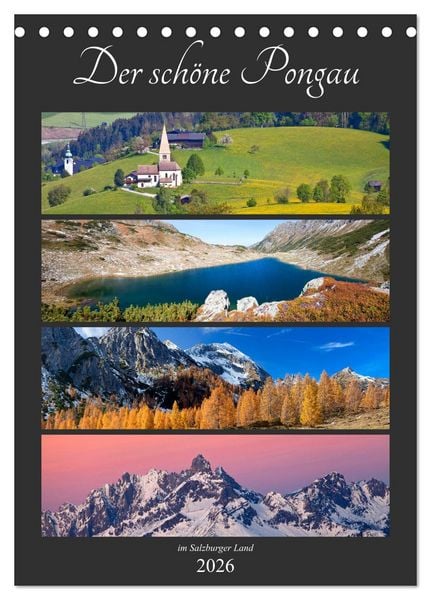 Produktbild: Der sch&ouml;ne Pongau (Tischkalender 2026 DIN A5 hoch), CALVENDO Monatskalender