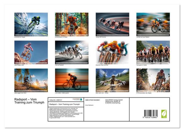 Produktbild: Radsport &ndash; Vom Training zum Triumph (hochwertiger Premium Wandkalender 2026 DIN A2 quer), Kunstdruck in Hochglanz