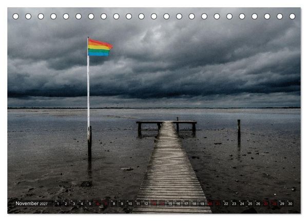 Produktbild: Bis zum Horizont. Der Himmel &uuml;ber Norddeutschland. (Tischkalender 2027 DIN A5 quer), CALVENDO Monatskalender