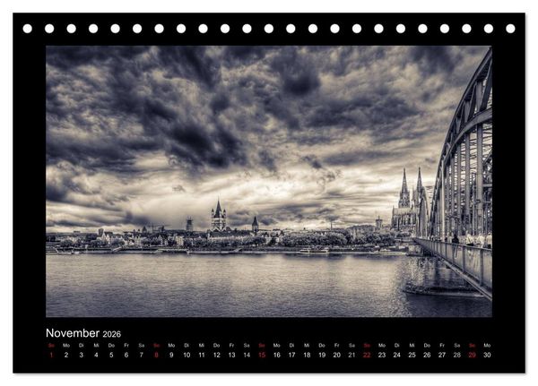 Produktbild: K&ouml;ln-Bilder (Tischkalender 2026 DIN A5 quer), CALVENDO Monatskalender