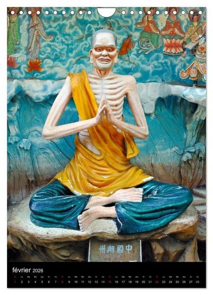 Produktbild: Bouddha Portraits du Sage (Calendrier mural 2026 DIN A4 horizontal), CALVENDO calendrier mensuel