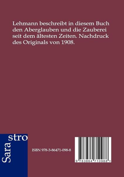 Produktbild: Aberglaube und Zauberei