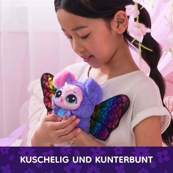Produktbild: Bloomables von Hatchimals - Puppyfly, Interaktives Spielzeug mit &Uuml;berraschung, doppelter Verwandlung und &uuml;ber 100 Ger&auml;uschen und Reaktionen