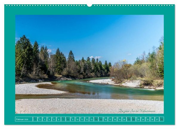 Produktbild: Fl&ouml;&szlig;erstadt Wolfratshausen (Wandkalender 2026 DIN A2 quer), CALVENDO Monatskalender
