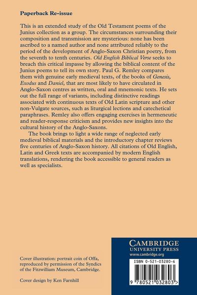 Produktbild: Old English Biblical Verse