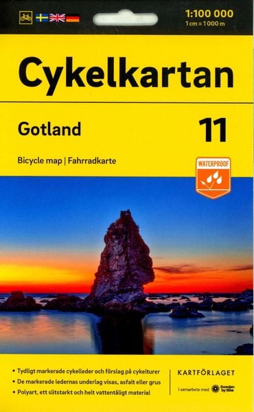 Cykelkartan Blad 11 Gotland 1:100000