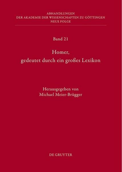 Produktbild: Homer, gedeutet durch ein gro&szlig;es Lexikon
