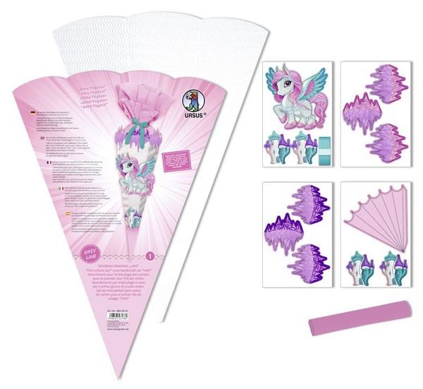 Produktbild: Schult&uuml;ten-Bastelset mini Easy Line "Baby Pegasus"