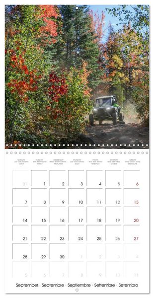 Produktbild: ATV/UTV Trail Riding in New England (Wall Calendar 2026 12 &times; 12 Inch) CALVENDO 12 Month Wall Calendar