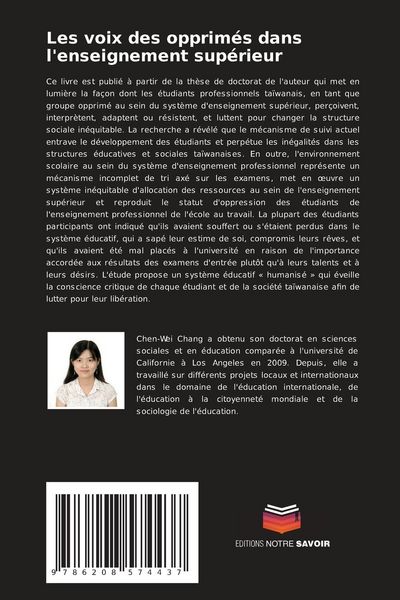 Produktbild: Les voix des opprim&eacute;s dans l'enseignement sup&eacute;rieur