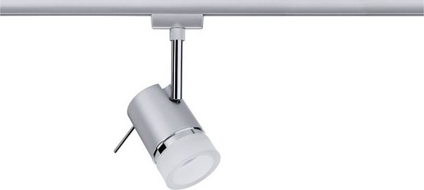 Produktbild: Paulmann Pipe Hochvolt-Schienensystem-Leuchte URail GU10 10W LED Chrom (matt), Chrom