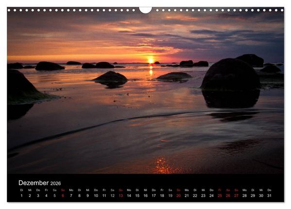 Produktbild: D&auml;nemarks Bornholm 2026 (Wandkalender 2026 DIN A3 quer), CALVENDO Monatskalender