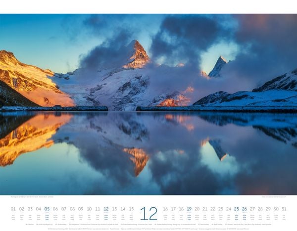 Produktbild: Naturparadies Alpen Kalender 2027