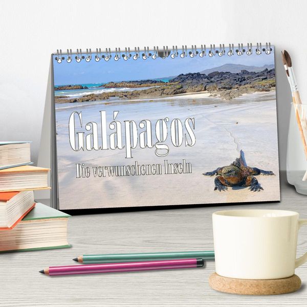 Produktbild: Gal&aacute;pagos - Die verwunschenen Inseln (Tischkalender 2026 DIN A5 quer), CALVENDO Monatskalender