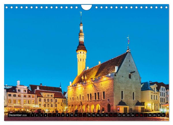 Produktbild: Ein Wochenende in Tallinn (Wandkalender 2026 DIN A4 quer), CALVENDO Monatskalender
