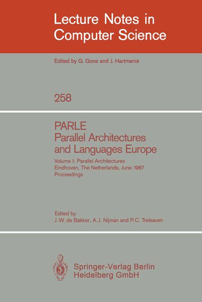 Produktbild: PARLE Parallel Architectures and Languages Europe