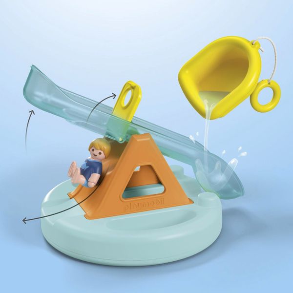 PLAYMOBIL JUNIOR AQUA 71687 - Badeinsel mit Wasserrutsche