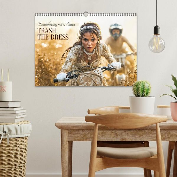 Produktbild: Trash The Dress - Brautshooting mit Action (Wandkalender 2027 DIN A3 quer), CALVENDO Monatskalender