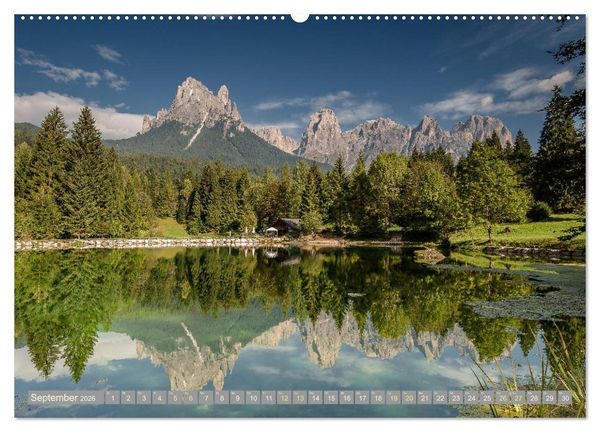 Produktbild: Herbst in den Dolomiten (hochwertiger Premium Wandkalender 2026 DIN A2 quer), Kunstdruck in Hochglanz