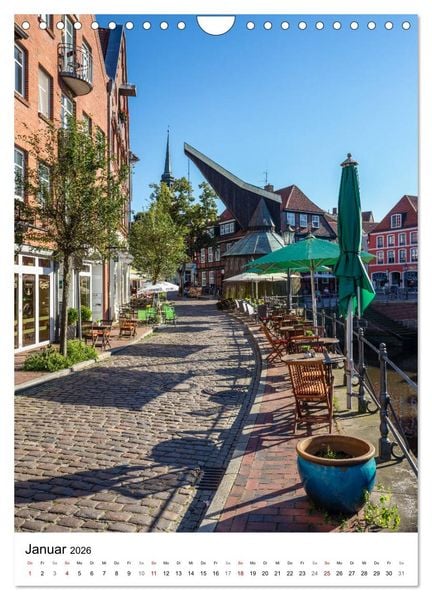 Produktbild: Hansestadt Stade - Historische Stadt an der Elbe (Wandkalender 2026 DIN A4 hoch), CALVENDO Monatskalender