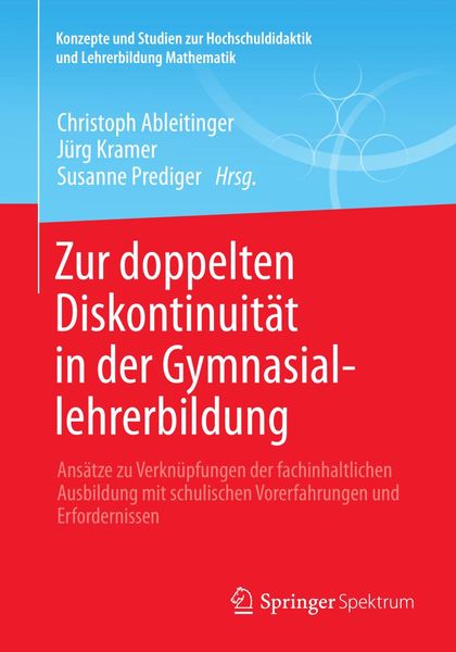 Produktbild: Zur doppelten Diskontinuit&auml;t in der Gymnasiallehrerbildung