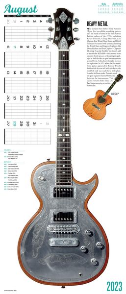 Produktbild: Guitars Wall Cal 2023