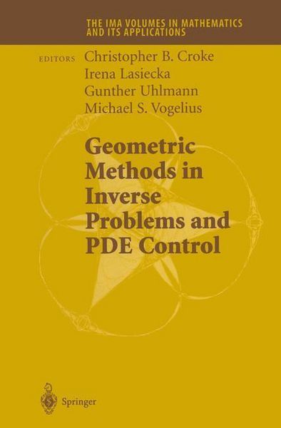 Produktbild: Geometric Methods in Inverse Problems and PDE Control