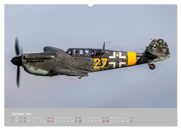 Produktbild: Fliegende Legenden - Warbirds (Wandkalender 2026 DIN A2 quer), CALVENDO Monatskalender