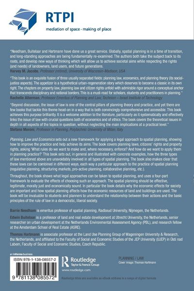 Produktbild: Planning, Law and Economics