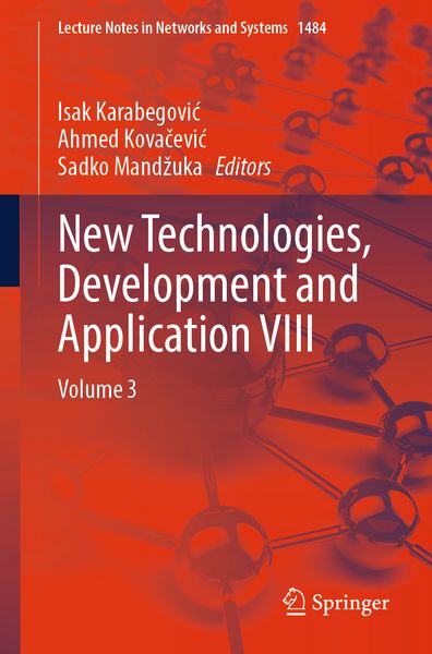 Produktbild: New Technologies, Development and Application VIII