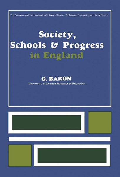Produktbild: Society, Schools and Progress in England