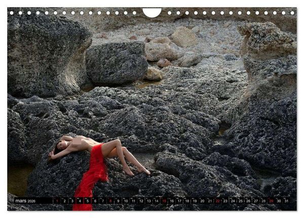 Produktbild: Ibiza et Lanzarote - Les paysages et le nu (Calendrier mural 2026 DIN A4 vertical), CALVENDO calendrier mensuel