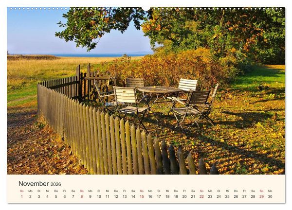 Produktbild: Ummanz - Naturparadies in der R&uuml;gener Boddenlandschaft (Wandkalender 2026 DIN A2 quer), CALVENDO Monatskalender