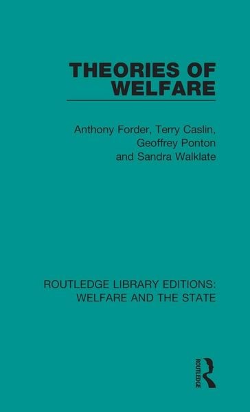 Produktbild: Theories of Welfare