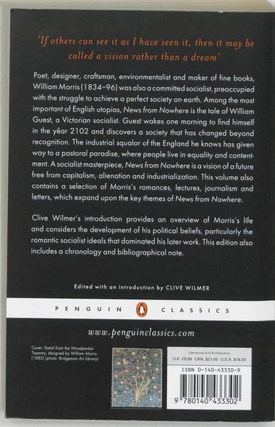 Produktbild: News from Nowhere and Other Writings
