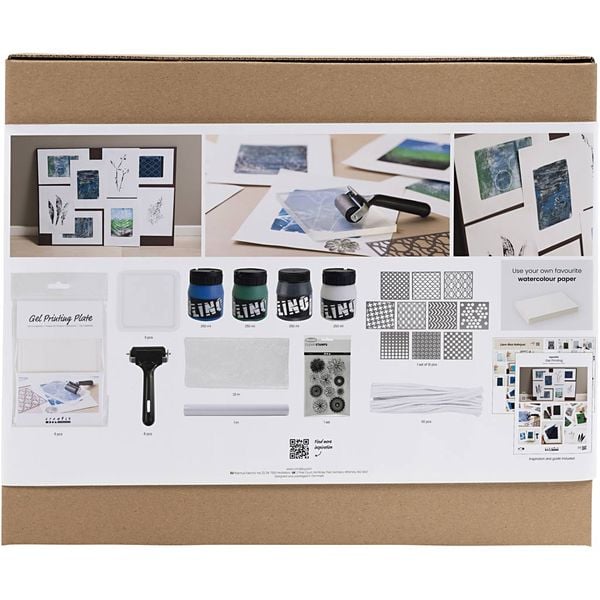 Produktbild: Creativ Company Mega Kreativ Mix Gel-Druck, Farbenfrohe Drucke