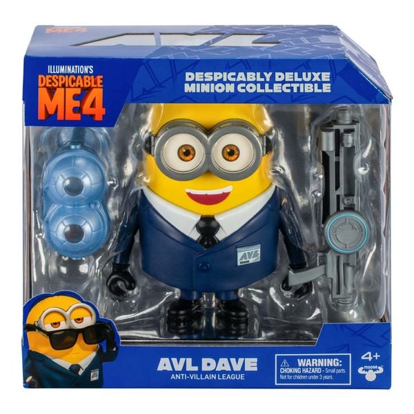 Produktbild: Despicable Me 4: AVL Squad Mega Minion 10cm Actionfigur - Dave