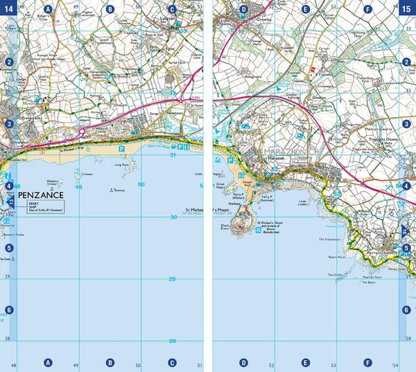 Produktbild: South West Coast_a-Z Advent Pb