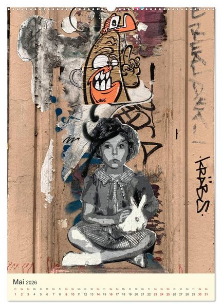 Produktbild: Hamburg StreetArt Classics (Wandkalender 2026 DIN A2 hoch), CALVENDO Monatskalender