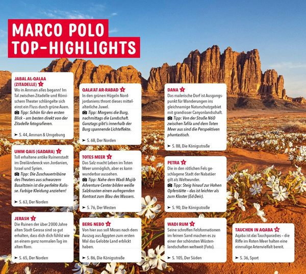 Produktbild: MARCO POLO Reisef&uuml;hrer Jordanien