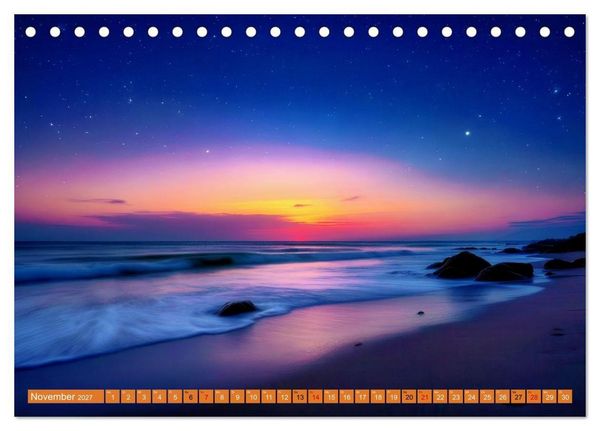 Produktbild: Ostsee in Langzeitbelichtung (Tischkalender 2027 DIN A5 quer), CALVENDO Monatskalender
