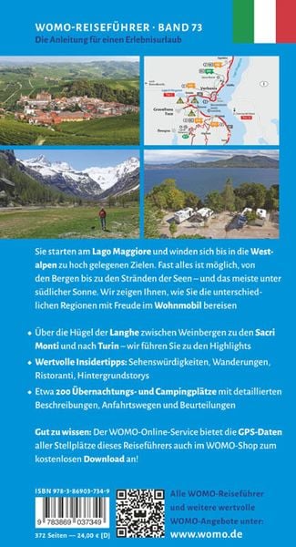 Produktbild: Entdeckertouren mit dem Wohnmobil Piemont und Aostatal