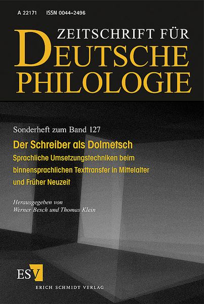 Produktbild: Der Schreiber als Dolmetsch
