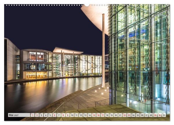 Produktbild: Berlin - Faszination bei Tag und Nacht (hochwertiger Premium Wandkalender 2027 DIN A2 quer), Kunstdruck in Hochglanz