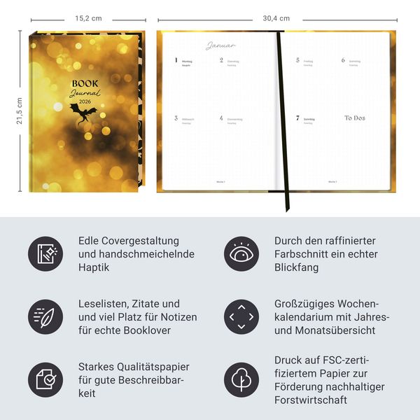 Produktbild: Fantasy Book Journal 2026