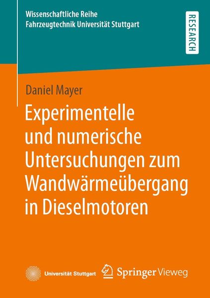 Produktbild: Experimentelle und numerische Untersuchungen zum Wandw&auml;rme&uuml;bergang in Dieselmotoren
