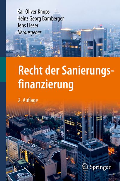 Produktbild: Recht der Sanierungsfinanzierung