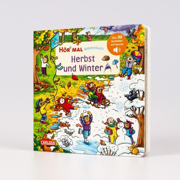 Produktbild: H&ouml;r mal (Soundbuch): Wimmelbuch: Herbst und Winter