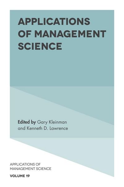 Produktbild: Applications of Management Science