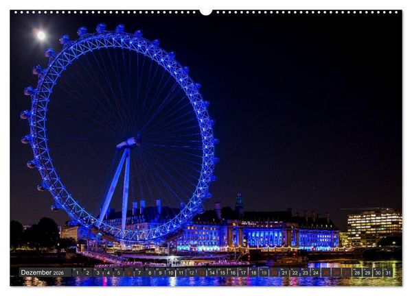 Produktbild: London Light (Wandkalender 2026 DIN A2 quer), CALVENDO Monatskalender